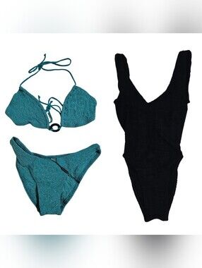 Bond-Eye Bikini Set Ring Ingrid Triangle/Sign Brief/Mara Swimsuit One-Piece O/S
